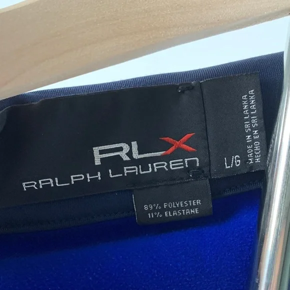 Ralph Lauren RLX Royal Blue Golf Performance Vest Men’s L Preppy Sporty Athletic